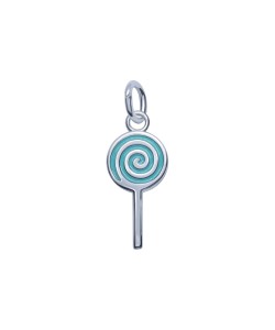 Lollipop Shaped Silver Charms CH-320-B